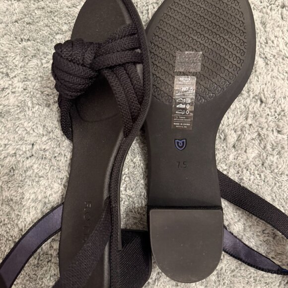 Rothy's The Knot Sandal black 7.5 - Picture 5 of 5